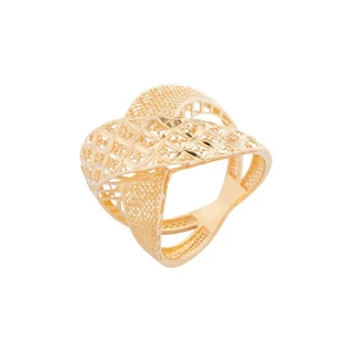 Anel de Ouro 18k Feminino X