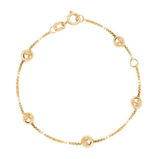 Pulseira de Ouro 18k Infantil Balle