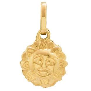Pingente de Ouro 18k Sol