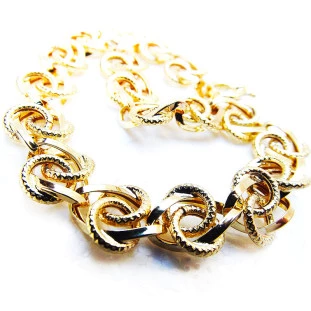 Pulseira de Ouro 18K Entrelacé